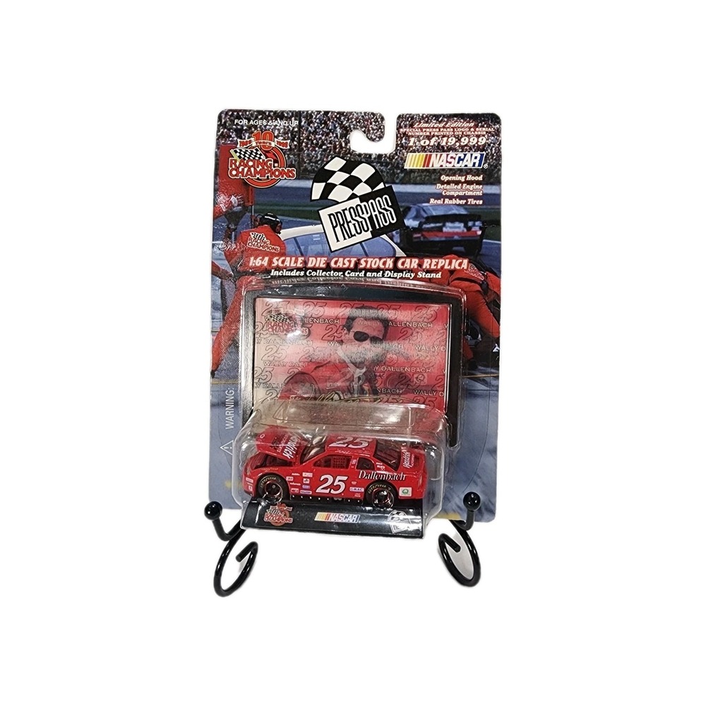 NEW Old Stock-1/64 Racing Champions Wally Dallenbach Press Pass Ltd Edition